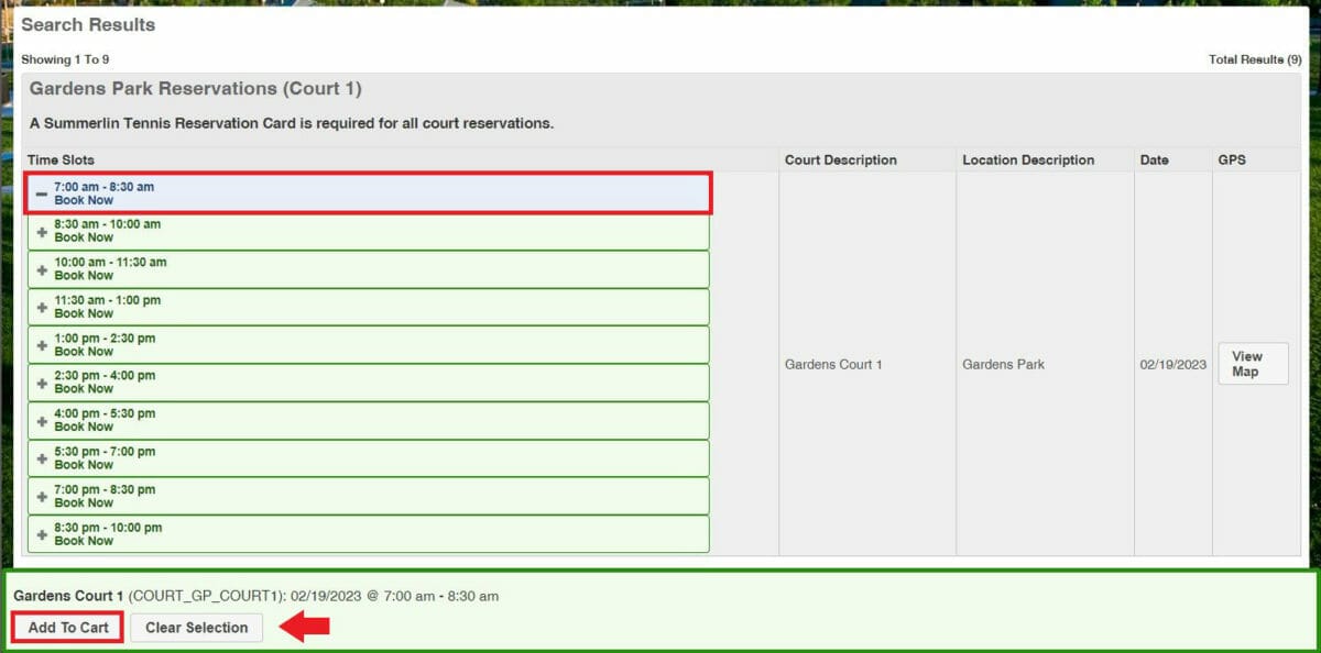 Tennis Court Reservation Instructions Summerlink Summerlin Tennis Court Reservation Instructions Summerlink Summerlin